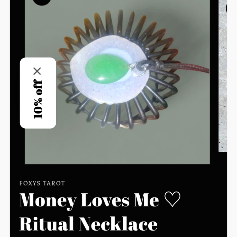 Money Loves Me Ritual Necklace